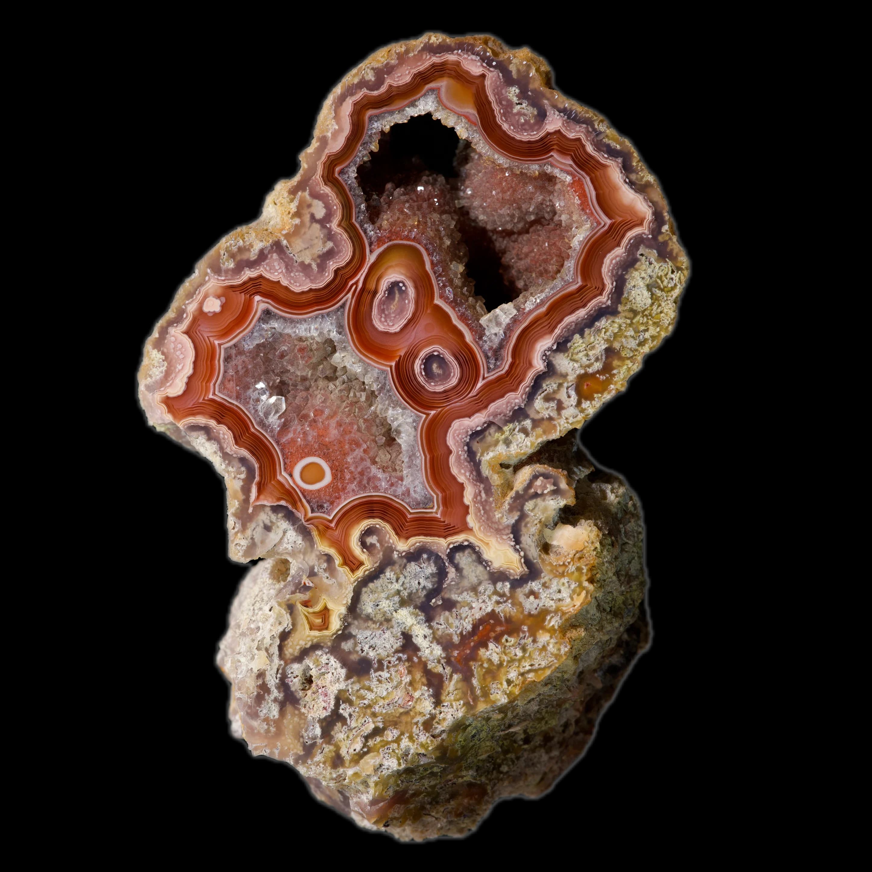 Ember Labyrinth (LAG25504) – $650 – Agates From Mexico